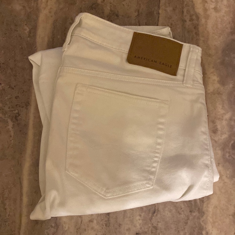 White American Eagle Skinny Jeans 30x30